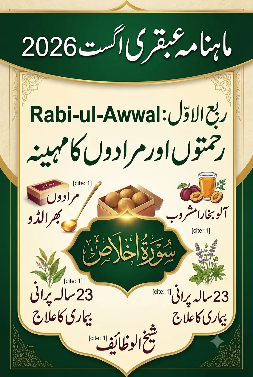 Ubqari Magazine August 2026 PDF